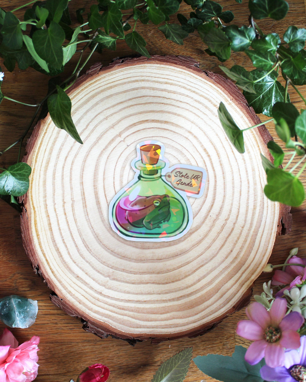Poison Bottles | Holographic Sticker