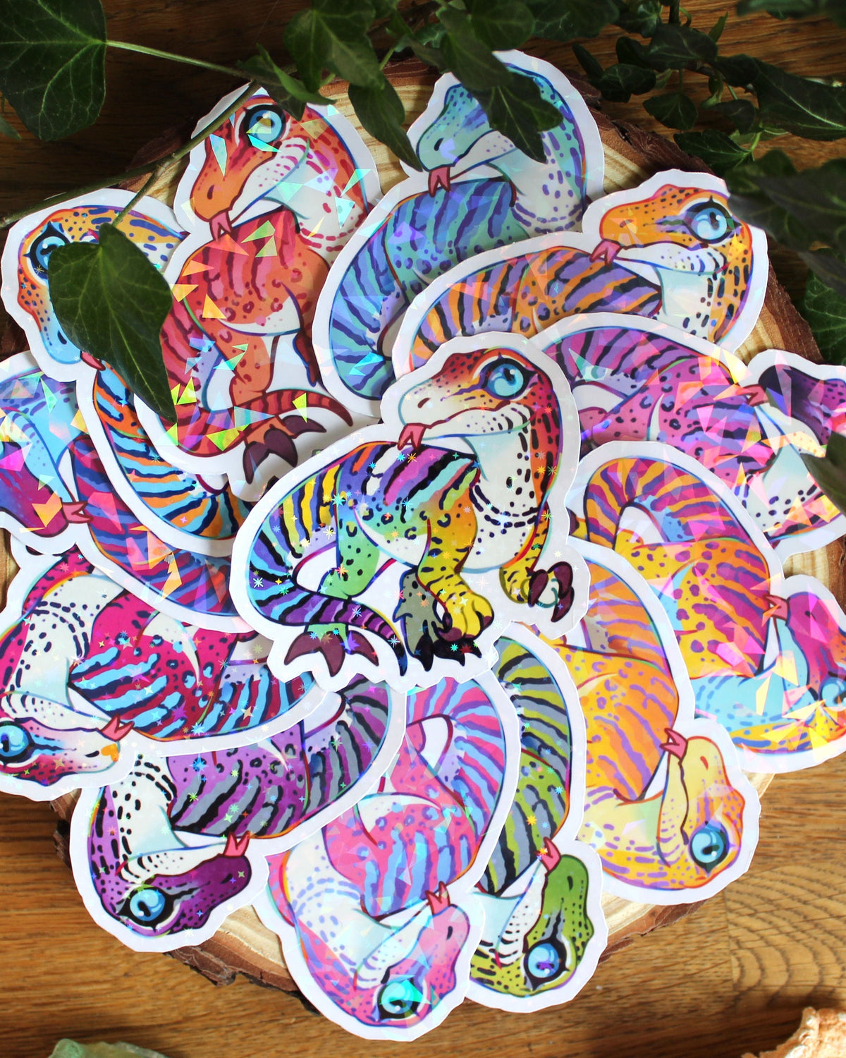🏳️‍🌈Paleo Pride🏳️‍⚧️ Herrerasaurus | Holographic Sticker