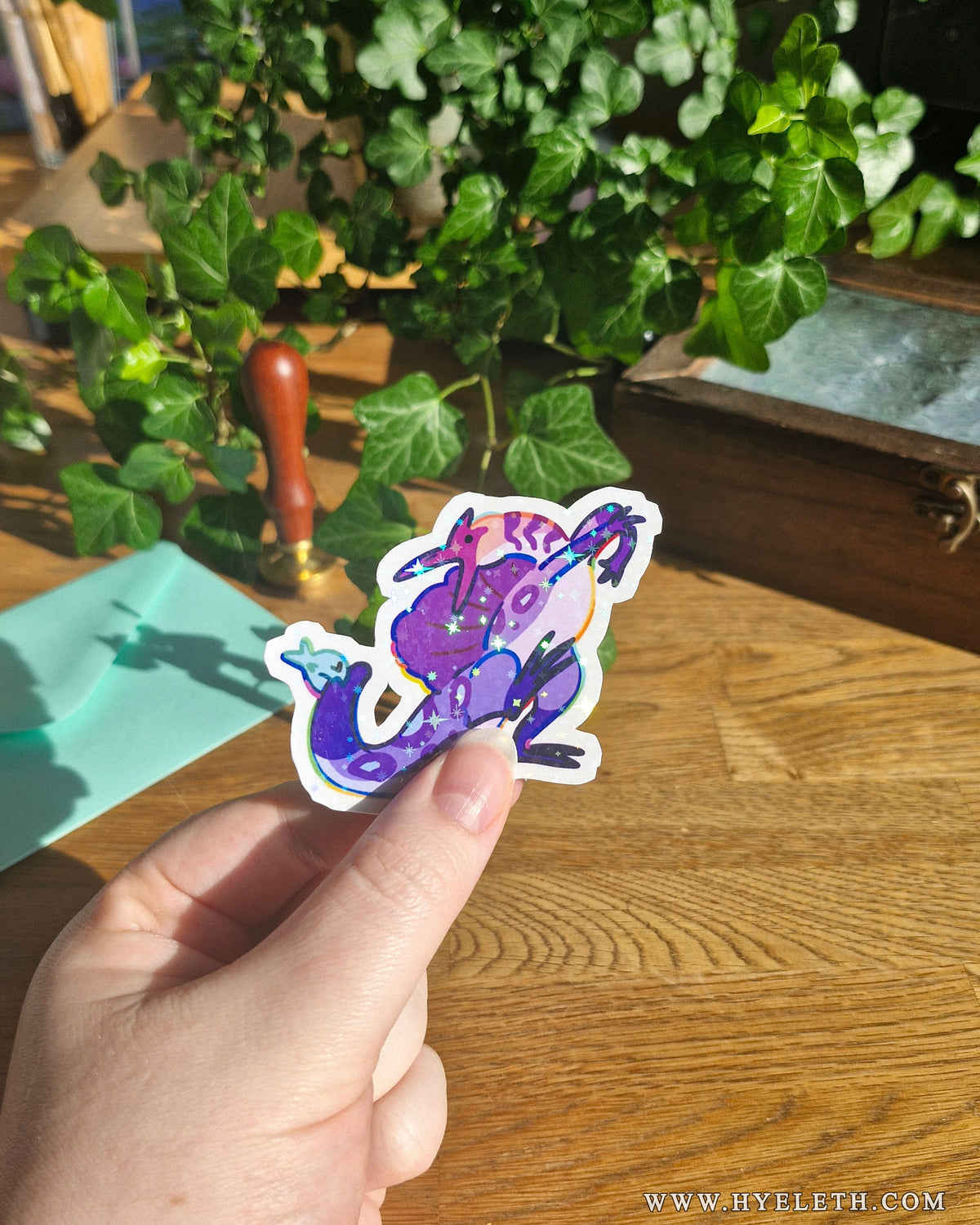 Silly Spinos | Holographic Sticker