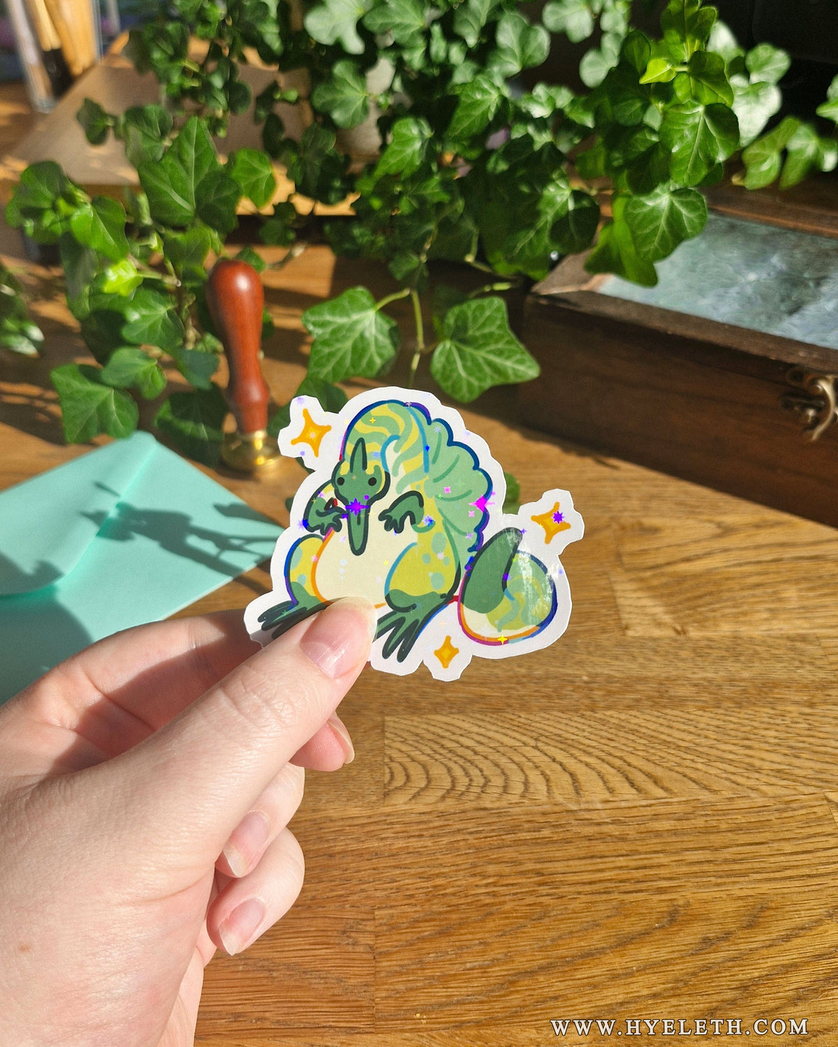 Silly Spinos | Holographic Sticker