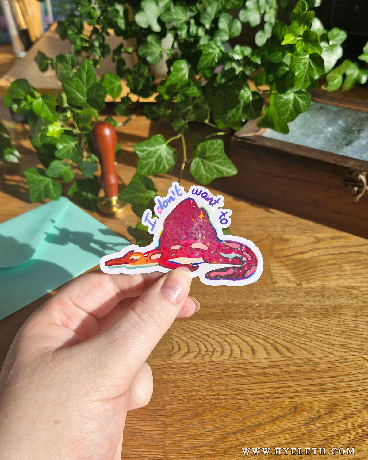 Silly Spinos | Holographic Sticker