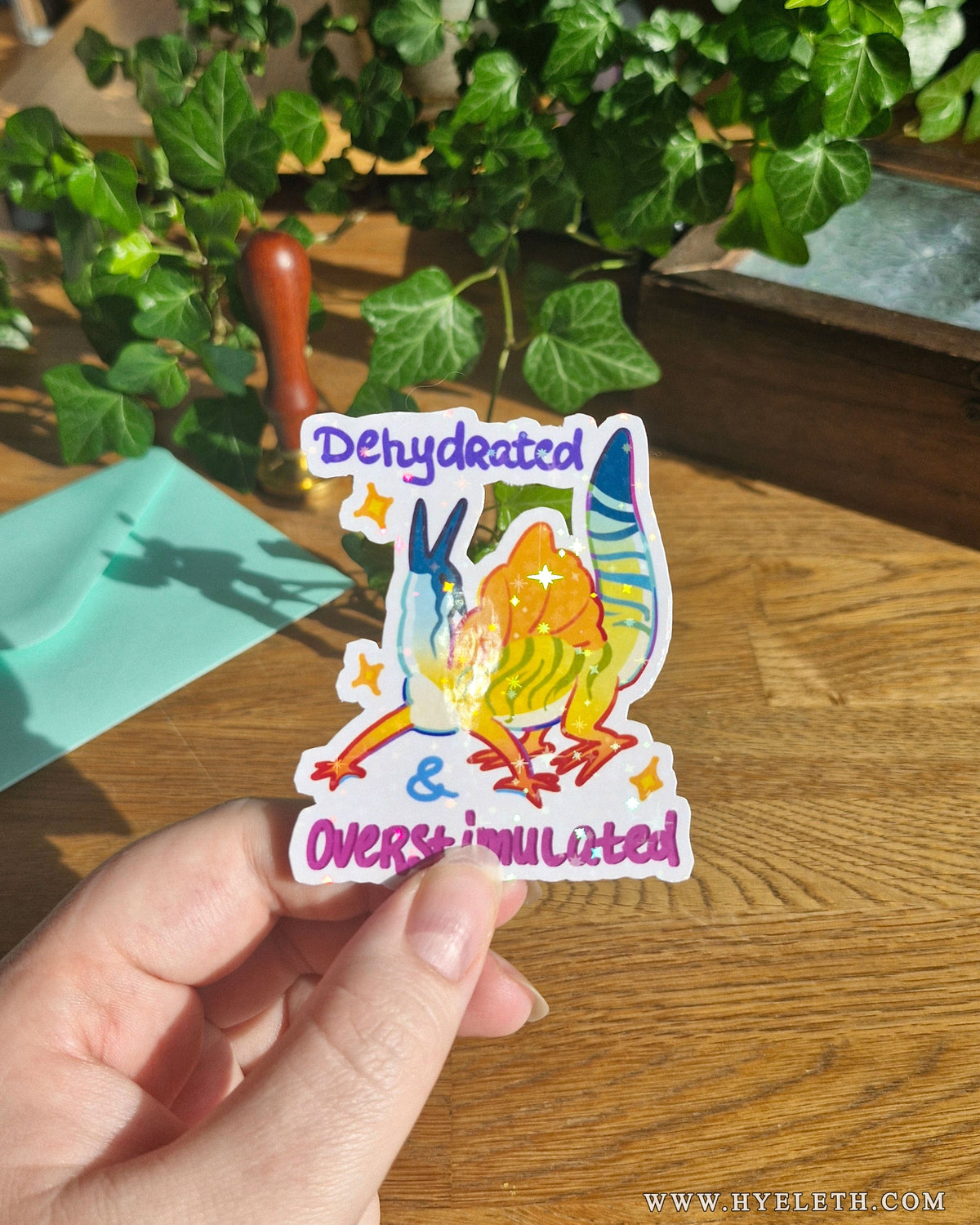Silly Spinos | Holographic Sticker