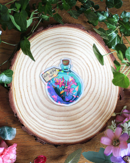 Poison Bottles | Holographic Sticker