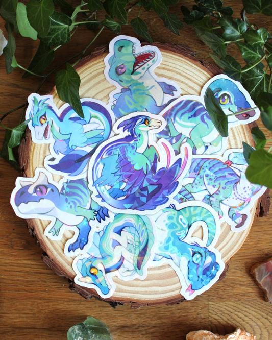 🏳️‍🌈Paleo Pride🏳️‍⚧️ MLM Pack | Holographic Sticker Bundle