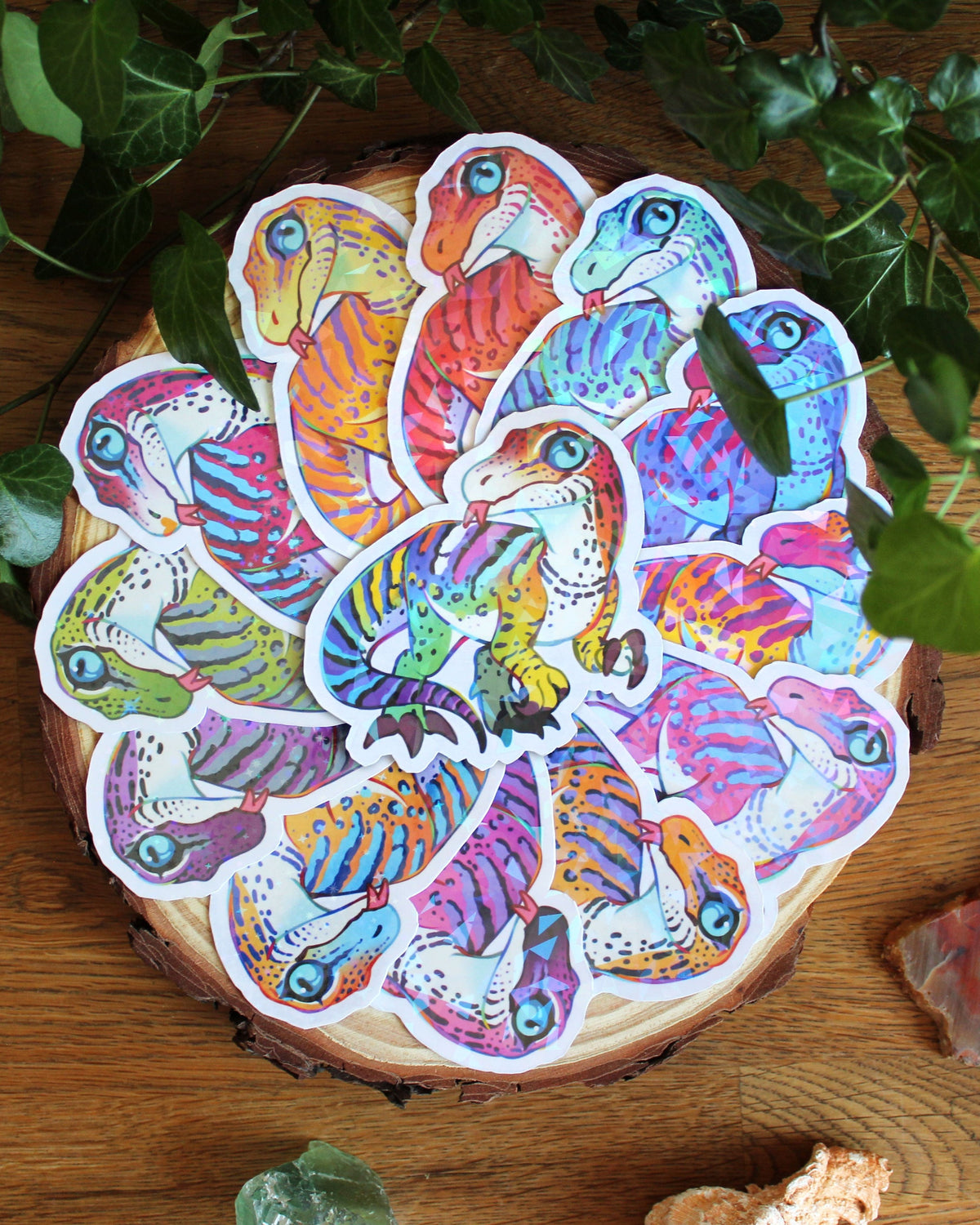 🏳️‍🌈Paleo Pride🏳️‍⚧️ Herrerasaurus | Holographic Sticker
