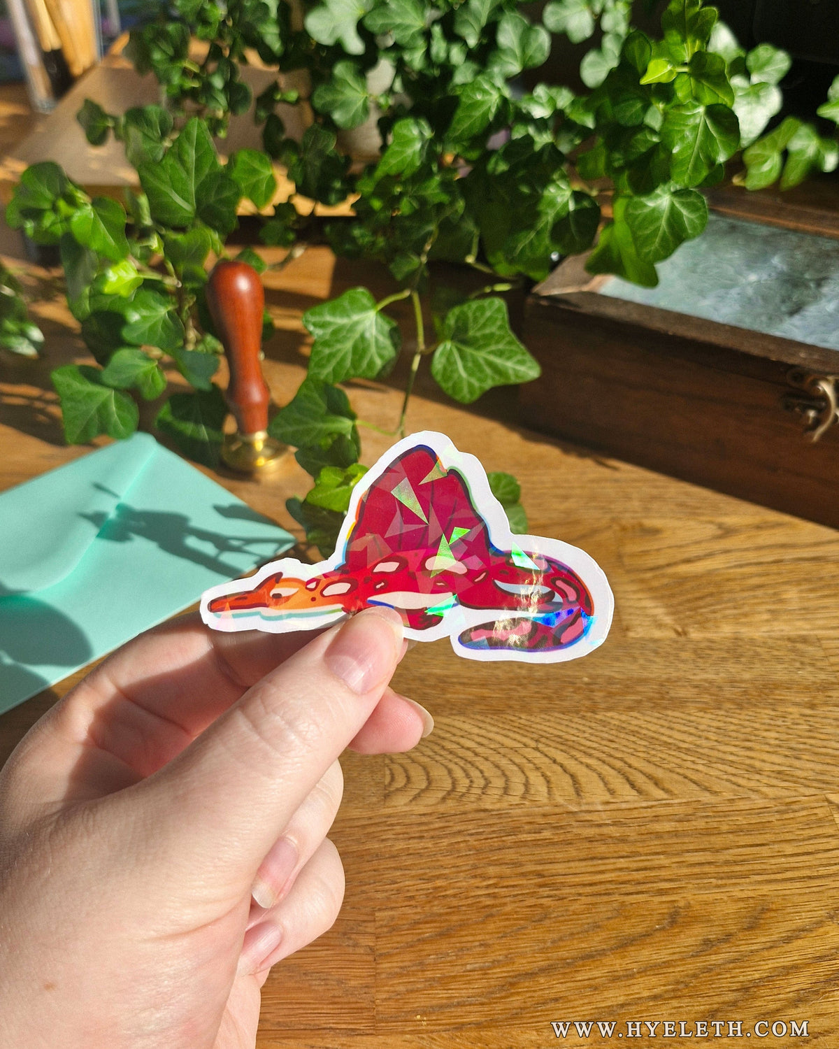 Silly Spinos | Holographic Sticker