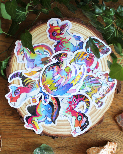🏳️‍🌈Paleo Pride🏳️‍⚧️ Progress Pack | Holographic Sticker Bundle