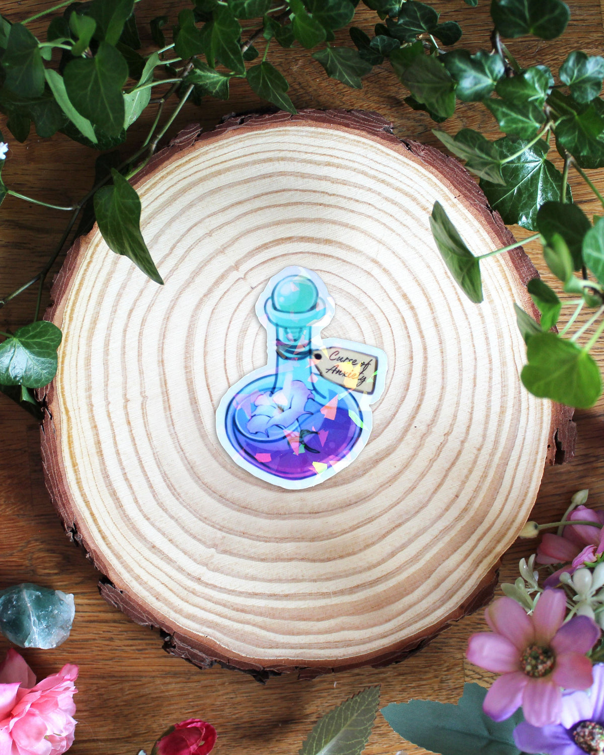 Poison Bottles | Holographic Sticker