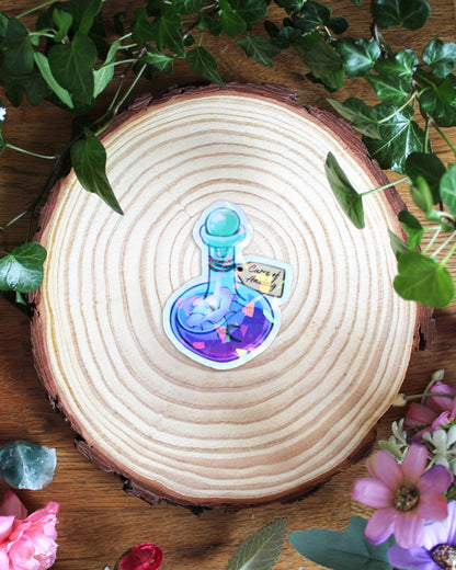 Poison Bottles | Holographic Sticker