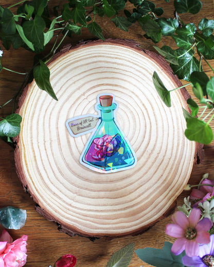 Poison Bottles | Holographic Sticker