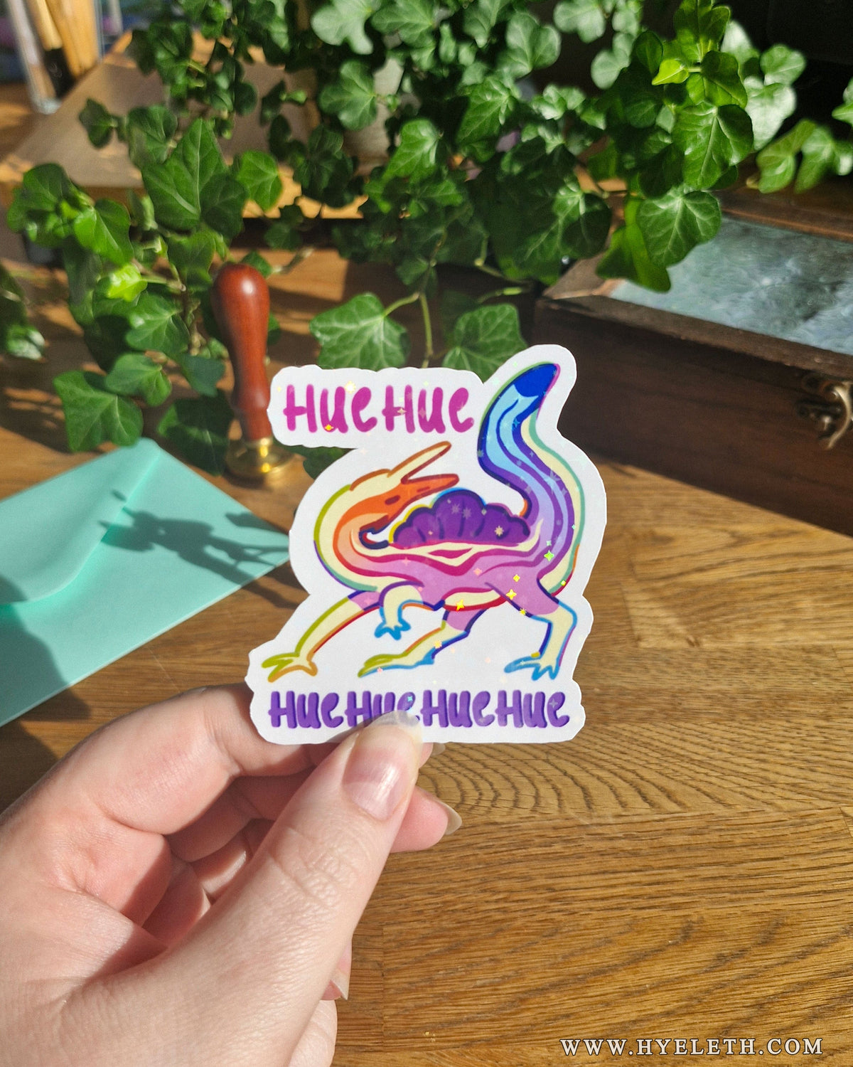 Silly Spinos | Holographic Sticker